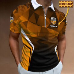 Polo à fermeture éclair – FC Lorient nouvelle version avec nom personnalisé