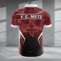 Polo à fermeture éclair – FC Metz nouvelle version avec nom personnalisé