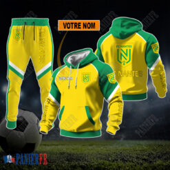 FC Nantes – Sweat à capuche et pantalon Nouvelle édition Avec Nom Personnalisé