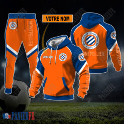 Montpellier HSC – Sweat à capuche et pantalon Nouvelle édition Avec Nom Personnalisé