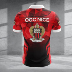 Polo à fermeture éclair – OGC Nice nouvelle version avec nom personnalisé