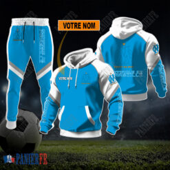 Olympique de Marseille – Sweat à capuche et pantalon Nouvelle édition Avec Nom Personnalisé