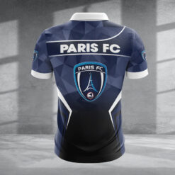 Polo à fermeture éclair – Paris FC nouvelle version avec nom personnalisé