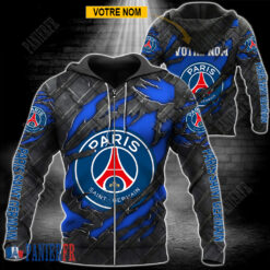Paris Saint-Germain – Veste à capuche zippée Édition spéciale Avec Nom Personnalisé