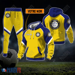 Pau FC – Sweat à capuche et pantalon Nouvelle édition Avec Nom Personnalisé