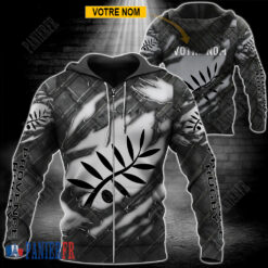 Provence Rugby – Veste à capuche zippée Édition spéciale Avec Nom Personnalisé