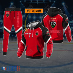 RC Toulonnais – Sweat à capuche et pantalon Nouvelle édition Avec Nom Personnalisé