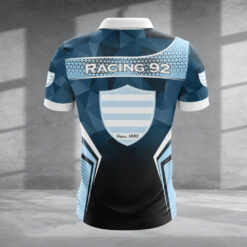 Polo à fermeture éclair – Racing 92 nouvelle version avec nom personnalisé