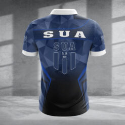 Polo à fermeture éclair – SU Agen nouvelle version avec nom personnalisé