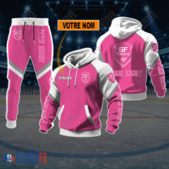 Stade Francais – Sweat à capuche et pantalon Nouvelle édition Avec Nom Personnalisé