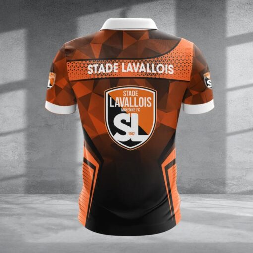 Polo à fermeture éclair – Stade Lavallois nouvelle version avec nom personnalisé Polo à fermeture éclair – Stade Lavallois nouvelle version avec nom personnalisé