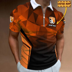 Polo à fermeture éclair – Stade Lavallois nouvelle version avec nom personnalisé