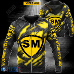 Stade Montois Rugby – Veste à capuche zippée Édition spéciale Avec Nom Personnalisé