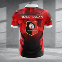 Polo à fermeture éclair – Stade Rennais FC nouvelle version avec nom personnalisé