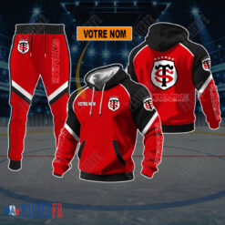 Stade Toulousain – Sweat à capuche et pantalon Nouvelle édition Avec Nom Personnalisé