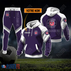 Toulouse FC – Sweat à capuche et pantalon Nouvelle édition Avec Nom Personnalisé