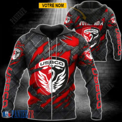 US Boulogne – Veste à capuche zippée Édition spéciale Avec Nom Personnalisé