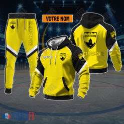 US Carcassonnaise – Sweat à capuche et pantalon Nouvelle édition Avec Nom Personnalisé