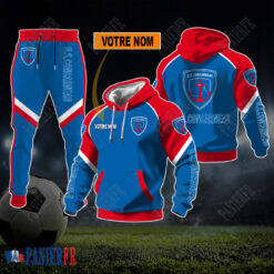 US Concarneau – Sweat à capuche et pantalon Nouvelle édition Avec Nom Personnalisé