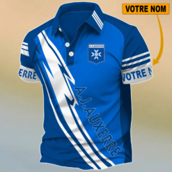 AJ Auxerre – Chemise polo Édition spéciale Avec Nom Personnalisé