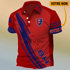 AS Béziers Hérault – Chemise polo Édition spéciale Avec Nom Personnalisé