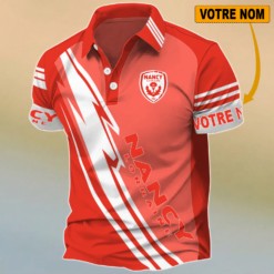 AS Nancy Lorraine – Chemise polo Édition spéciale Avec Nom Personnalisé
