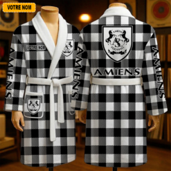Amiens SC – Peignoir en polaire Nouveau style Avec Nom Personnalisé