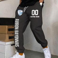 Aviron Bayonnais – Pantalon de survêtement avec Numéro de nom personnalisé