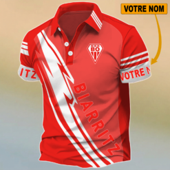 Biarritz Olympique PB – Chemise polo Édition spéciale Avec Nom Personnalisé