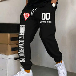 Biarritz Olympique PB – Pantalon de survêtement avec Numéro de nom personnalisé
