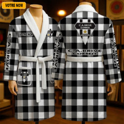 CA Brive – Peignoir en polaire Nouveau style Avec Nom Personnalisé