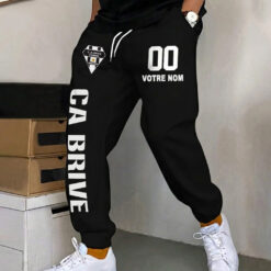 CA Brive – Pantalon de survêtement avec Numéro de nom personnalisé