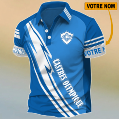 Castres Olympique – Chemise polo Édition spéciale Avec Nom Personnalisé