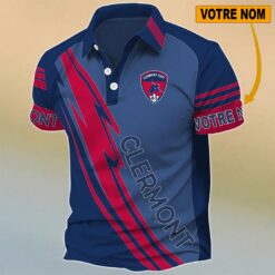 Clermont Foot 63 – Chemise polo Édition spéciale Avec Nom Personnalisé