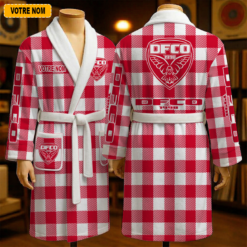 Dijon FCO – Peignoir en polaire Nouveau style Avec Nom Personnalisé