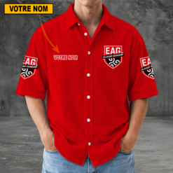 EA Guingamp – Chemise décontractée Nouvelle édition avec nom personnalisé