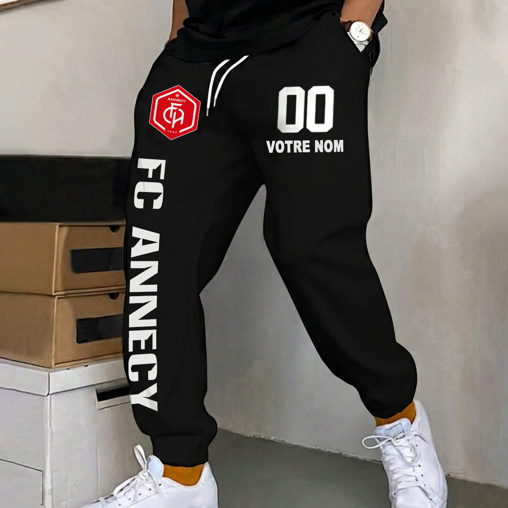 FC Annecy – Pantalon de survêtement avec Numéro de nom personnalisé FC Annecy – Pantalon de survêtement avec Numéro de nom personnalisé