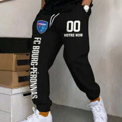 FC Bourg-Péronnas – Pantalon de survêtement avec Numéro de nom personnalisé