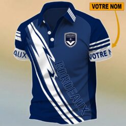 FC Girondins de Bordeaux – Chemise polo Édition spéciale Avec Nom Personnalisé