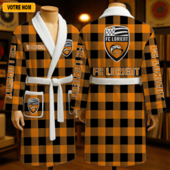FC Lorient – Peignoir en polaire Nouveau style Avec Nom Personnalisé