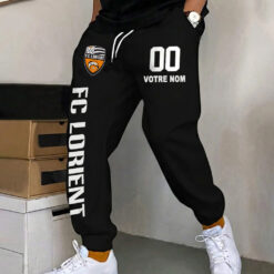 FC Lorient – Pantalon de survêtement avec Numéro de nom personnalisé