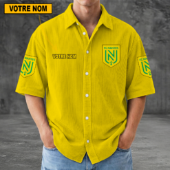 FC Nantes – Chemise décontractée Nouvelle édition avec nom personnalisé