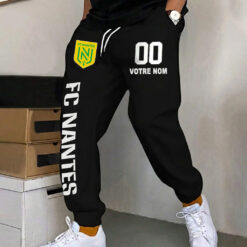 FC Nantes – Pantalon de survêtement avec Numéro de nom personnalisé
