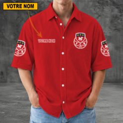 FC Rouen 1899 – Chemise décontractée Nouvelle édition avec nom personnalisé