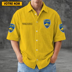 FC Sochaux-Montbéliard – Chemise décontractée Nouvelle édition avec nom personnalisé