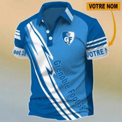 Grenoble Foot 38 – Chemise polo Édition spéciale Avec Nom Personnalisé