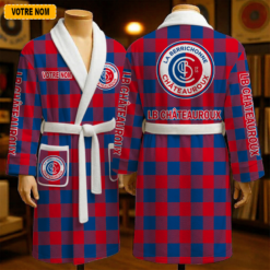 LB Châteauroux – Peignoir en polaire Nouveau style Avec Nom Personnalisé