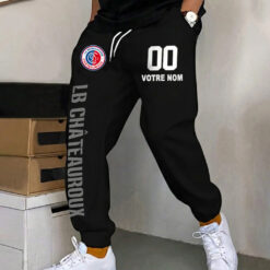 LB Châteauroux – Pantalon de survêtement avec Numéro de nom personnalisé