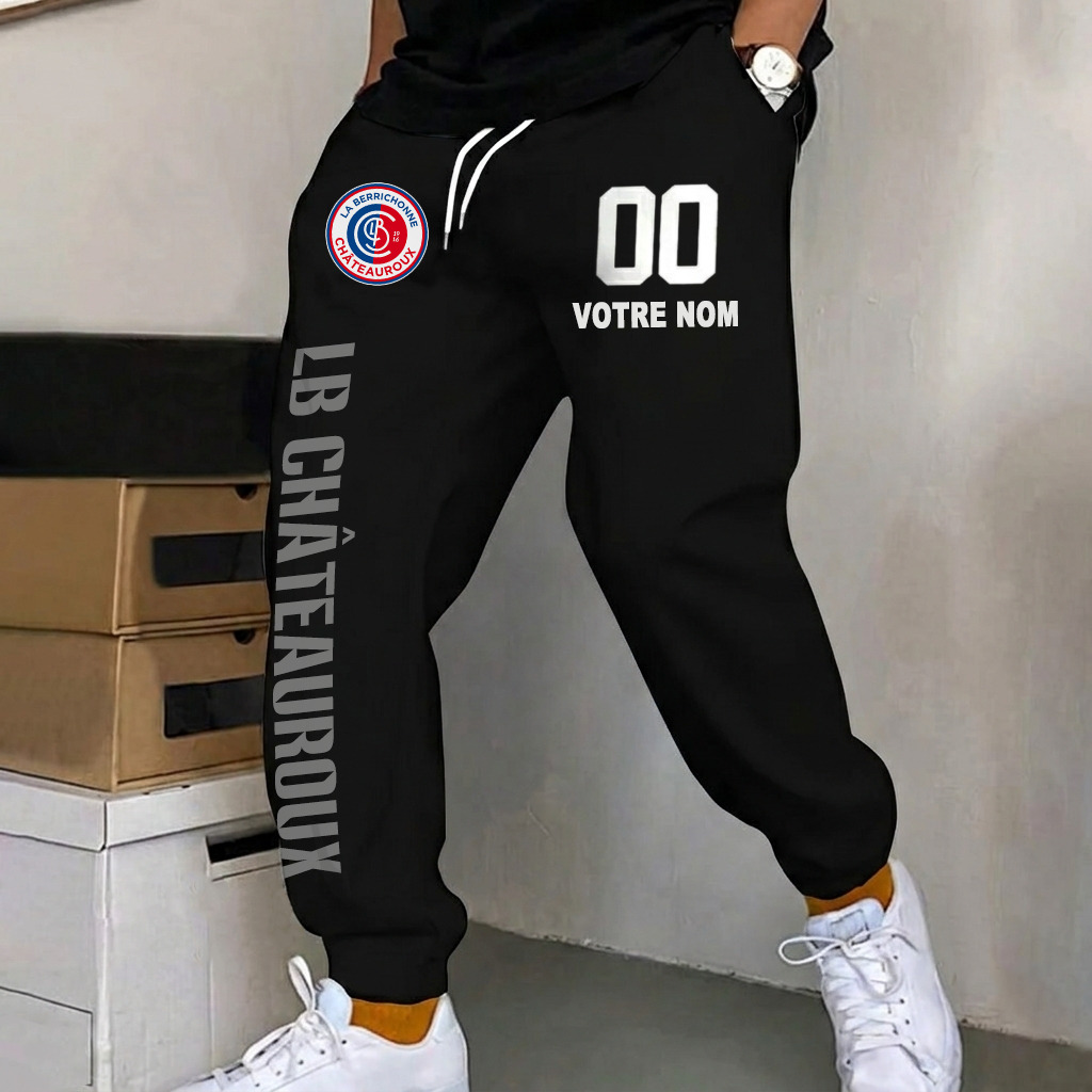 LB Châteauroux – Pantalon de survêtement avec Numéro de nom personnalisé LB Châteauroux – Pantalon de survêtement avec Numéro de nom personnalisé