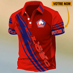 LOSC Lille – Chemise polo Édition spéciale Avec Nom Personnalisé